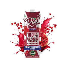 Real Active Juice Pomegrante 1ltr